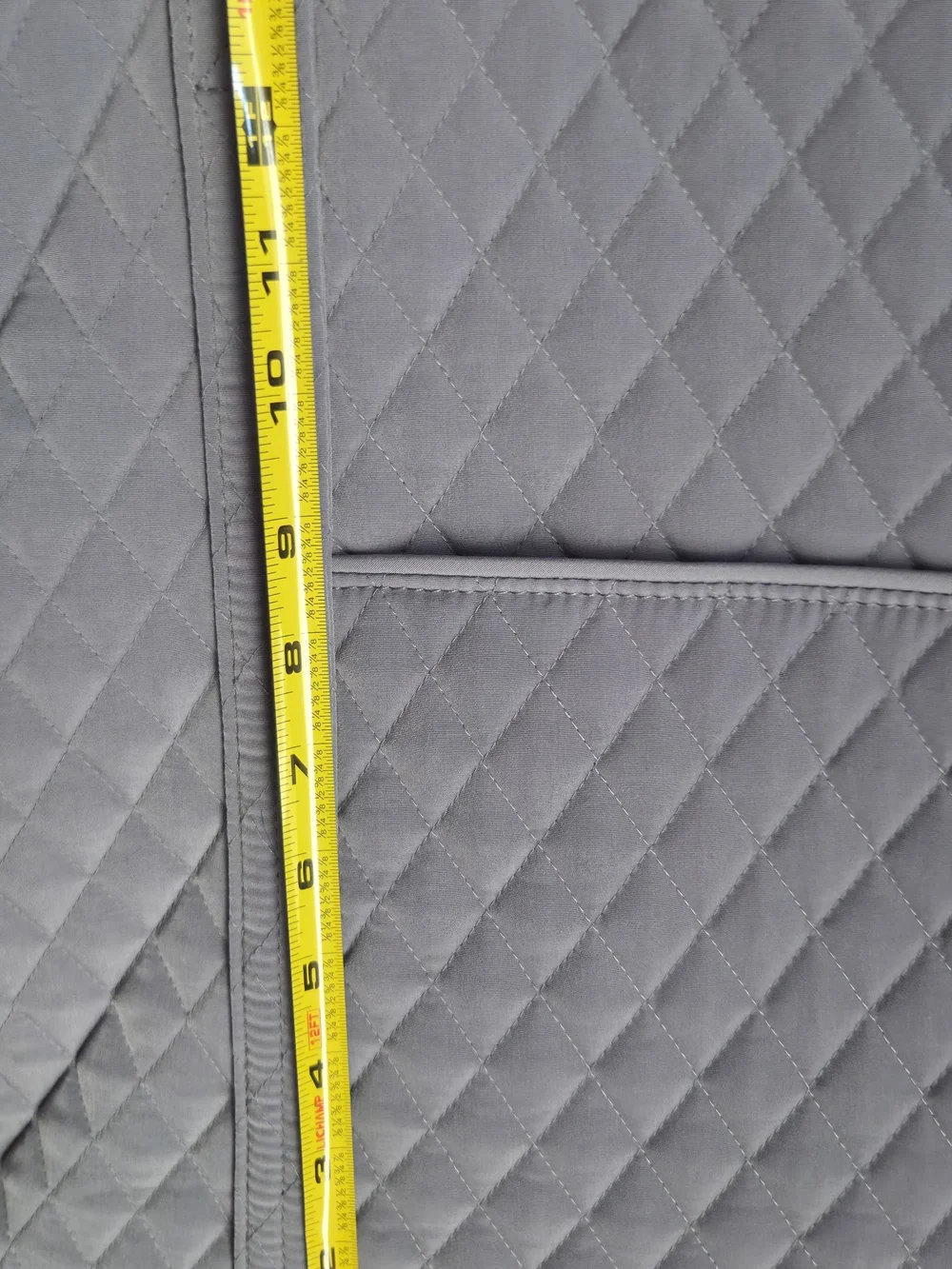 Vera Bradley Quilted Light Gray Tote Bag